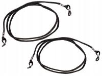 Шнурок x2 цепи очки шнуры кулон набор из 2 шт Черный