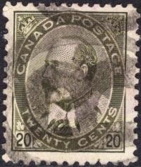 Canada KEVII 20 c.