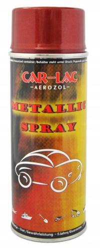 CZERWONY METALIK AKRYL FARBA LAKIER SPRAY 400ML