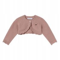 Bolerko Mayoral 308.11 róż trykotowe dzianina długi rękaw eleganckie