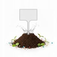 Etykiety Tabliczki do ROŚLIN 7x10,5cm KWIATÓW WARZYW do OPISU BIAŁA