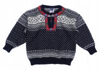DALE OF NORWAY - sweter WEŁNIANY norweskie wzory 134 cm