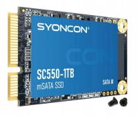 SYONCON SC550 mSATA SSD TLC 3D NAND Flash SATA III 6 Gb/s 1TB