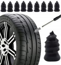 10x WKRĘT WULKANIZACYJNY ZESTAW NAPRAWCZY KÓŁ OPON KOŁKI DO NAPRAWY 5MM