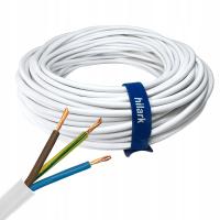 Провод polwinit электрический кабель усиленный H05VV-F 3x1. 5 белый 1м