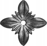 50.032 kwiat stalowy element kuty kute (fi 80 mm)