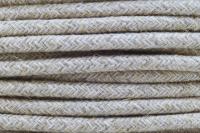 przewód kolorowy kabel w naturalnym oplocie lampa loft w oplocie LEN BOHO