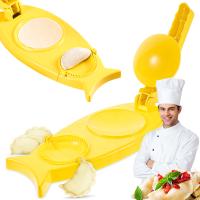 RĘCZNA MASZYNKA DO LEPIENIA PIEROGÓW FORMA PIEROGARKA PIEROŻNICA UCHWYT 2w1