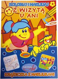 Kolorowanka Koloruj i naklejaj A4 z naklejkami kreatywnej zabawy