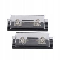 2 szt. 200A 48 V uchwyty bezpieczników z 4 szt. Zacisków 4 szt. Rurki 1Z