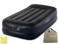 Одноместный надувной матрас кровать с насосом 230V Intex 64122ND модель 2024