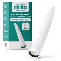 Rura ELASTYCZNA 50x50/40/32 mm 600 mm REDUKCYJNA Harmonijkowa Odpływowa XB