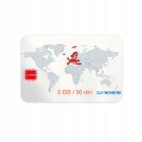 Karta eSIM Internet Roaming Europa 5GB na 30 dni w tym Turcja Szwajcaria UK