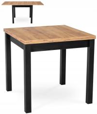 80x80 квадратный раскладной стол для гостиной столовой деревянный дуб ремесло Макс