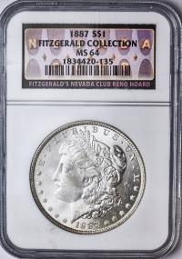 CZ USA 1 dolar 1887 MORGAN - NGC MS64