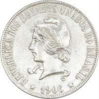 12.BRAZYLIA, 2 000 REIS 1906