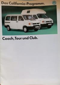 Volkswagen Coach / Tour / Club Katalog Prospekt wielostronicowy