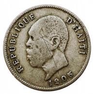 HAITI 5 CENTIMES 1905 PIERRE NORD ALEXIS - RZADKA
