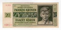 Protektorat Czech i Moraw 20 koron 1944