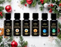 ZESTAW OLEJKÓW ETERYCZNYCH I ZAPACHOWYCH NA BOŻE NARODZENIE 6 SZT. AROMATEO