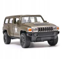 Hummer H3 wojskowy 1:34 -39 WELLY wojsko terenowy