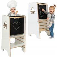 ДЕТСКИЙ КУХОННЫЙ ПОМОЩНИК КУХОННЫЙ ПОМОЩНИК MDF WOOD ПОЛЬСКИЙ ПРОДУКТ