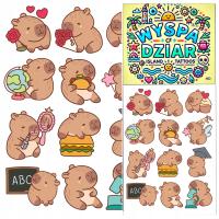 МОЮЩИЕСЯ ТАТУИРОВКИ ДЛЯ ДЕТЕЙ КАПИБАРЫ ПОДАРОК НА ДЕНЬ РОЖДЕНИЯ