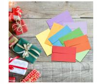 PATIKIL Mini Koperty Serce 60 szt. Czerwone Papierowe Koperty