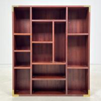 Półka wisząca z mosiężnymi detalami 12,5×60,5×70,5 cm