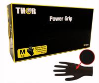 Rękawice rękawiczki nitrylowe warsztatowe GRUBE MOCNE THOR GRIP M 50szt