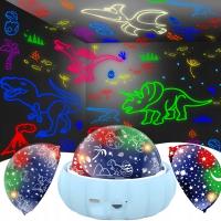 НОЧНОЙ СВЕТИЛЬНИК, ПРОЕКТОР ЗВЕЗДНОГО НЕБА, ВРАЩАЮЩАЯСЯ ЛАМПА, ДЕТСКИЙ СВЕТОДИОДНЫЙ ПРОЕКТОР