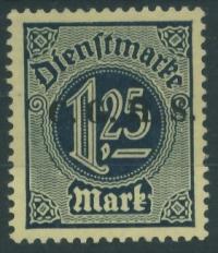 Верхняя Силезия 1,25 mark / C. G. H. s. печать