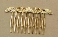 Vintage Metal Hair Combs Women flamenco Flower Clips Pins for Bridal