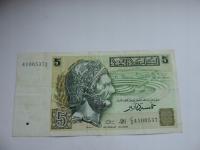 TUNEZJA 5 DINARS 1993