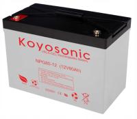 KOYOSONIC AKUMULATOR VRLA ŻELOWY NPG80-12 12V 80Ah 23KG ŻYWOTNOŚĆ 12LAT