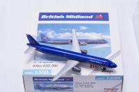 HERPA British Midland Airbus A321 skala 1:500