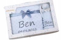 Минки одеяло набор с именем обниматься вышивка