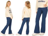 Утепленные расклешенные леггинсы, колокольчики, польский продукт-джинсовый