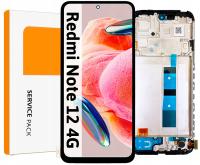 Wyświetlacz OLED do Xiaomi 23021RAAEG, 23021RAA2Y, czarny, Oryginał HD, ramka, Xiaomi Redmi Note 12 4G