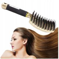 Щетка для волос с щетиной кабана парикмахерская для моделирования ABODY Massage