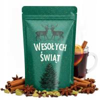 Набор специй для гренок анис гвоздика корица кардамон в подарочной сумке