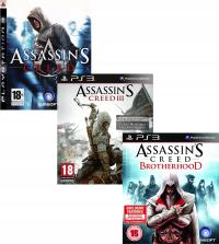 Assassin's Creed I III + Brotherhood PS3