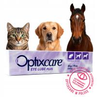 Optixcare Eye Lube Plus 20g - żel do oczu dla zwierząt, psy, koty, konie.
