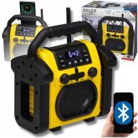 Головное устройство Adler AD 1191 Bluetooth желтый