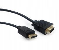 Кабель VGA DisplayPort 1.8 m черный