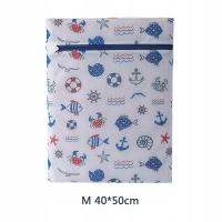 Sailing Pattern Laundry Bag For Washing Machine Protecing Clothes Bras