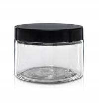Банка ПЭТ 150 мл с крышкой черный PP