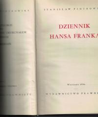 Dziennik Hansa Franka Stanisław Piotrowski