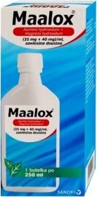Maalox, (35 мг 40 мг) / мл, пероральная суспензия, 250 мл