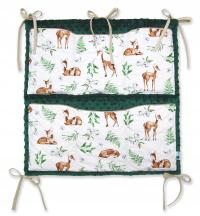 Organizer do łóżeczka LEŚNA POLANA Przybornik 60x60 MINKY